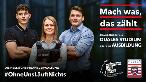 Mach was, das zählt! Karriere bei der Finanzverwaltung.