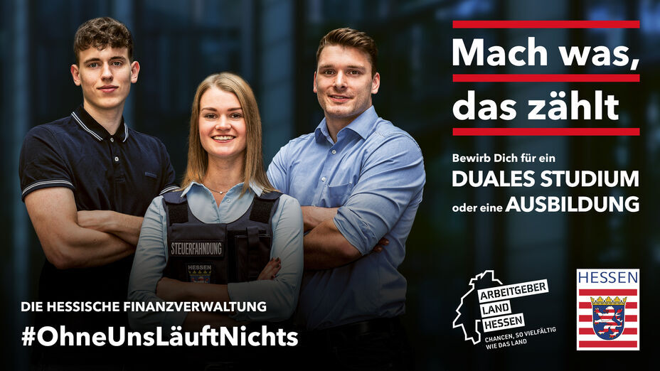 Ausbildung oder duales Studium in der Hessischen Finanzverwaltung